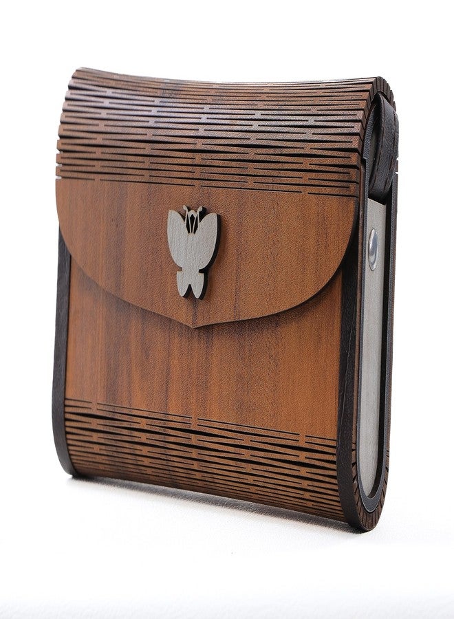 Ramview Stylish Fashionable Wooden Handbag with Detachable Strap Purse for Woman Rectangle Shape Wedding Party Ladies - Image 3